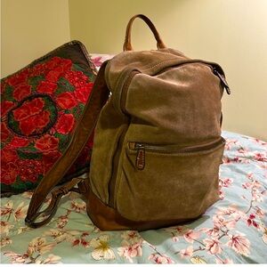 Frye All Leather Backpack